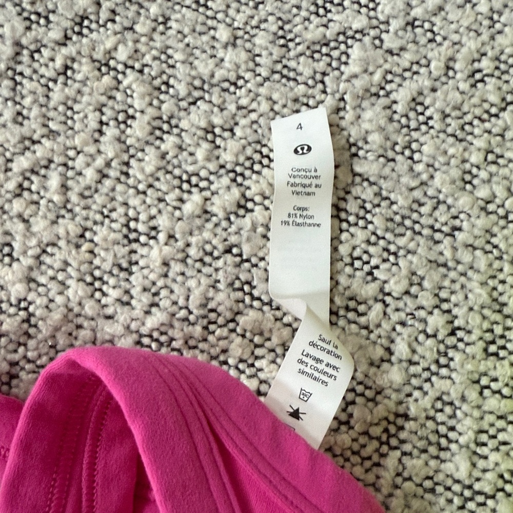 Lululemon Vibrant Sleeveless Women's Tops - Orange, Purple, Yellow - Picture 3 of 9